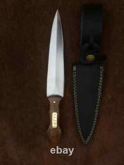 Custom Handmade 5160 Spring Steel Personal Dagger, Bowie Knife, Hunting Knife