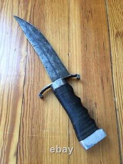 Custom Handmade Bowie Fighting Combat Knife Dagger Fixed Blade INTERESTING