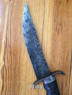 Custom Handmade Bowie Fighting Combat Knife Dagger Fixed Blade INTERESTING