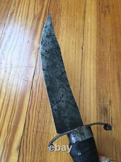 Custom Handmade Bowie Fighting Combat Knife Dagger Fixed Blade INTERESTING