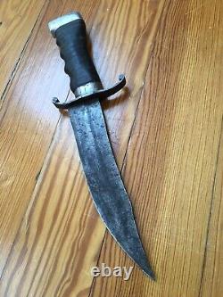 Custom Handmade Bowie Fighting Combat Knife Dagger Fixed Blade INTERESTING