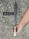 Custom Handmade Carbon Steel 20 Inches Hunting Dagger Bowie Knife With Sheath