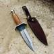 Custom Handmade Carbon Steel Blade Survival Dagger Knife Hunting Knife Camping