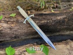 Custom Handmade Carbon Steel Blade Survival Dagger Knife Hunting Knife Camping