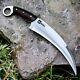 Custom Handmade Carbon Steel Bowie Machete Tactical Sword Hunting Knife Dagger