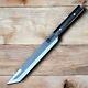 Custom Handmade Carbon Steel Bowie Survival Machete Dagger Sword Hunting Knife