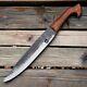 Custom Handmade Carbon Steel Bowie Survival Machete Dagger Sword Hunting Knife