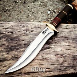 Custom Handmade Carbon Steel Bowie Survival Machete Dagger Sword Hunting Knife