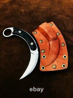 Custom Handmade Carbon Steel Claw Knife, Belt Dagger, Tactical Knife, EDC Knife