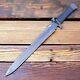 Custom Handmade Carbon Steel Sword Survival Machete Dagger Bowie Hunting Knife