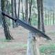 Custom Handmade Carbon Steel Tactical Dagger Knife Hunting Camping Knife