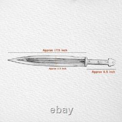 Custom Handmade Carbon Steel Tactical Dagger Knife Hunting Camping Knife