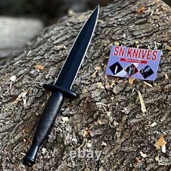 Custom Handmade Commando Hunting Dagger Knife 2nd Pattern Steel Handle WithSheath