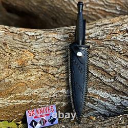 Custom Handmade Commando Hunting Dagger Knife 2nd Pattern Steel Handle WithSheath