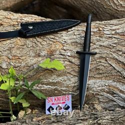 Custom Handmade Commando Hunting Dagger Knife 3rd Pattern Steel Handle WithSheath