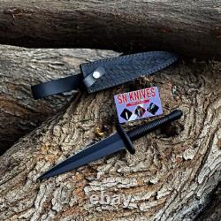 Custom Handmade Commando Hunting Dagger Knife 3rd Pattern Steel Handle WithSheath