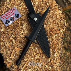 Custom Handmade Commando Hunting Dagger Knife 3rd Pattern Steel Handle WithSheath