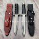 Custom Handmade D2 Dagger Survival Bowie Set Toothpick Hunting Knife Camping Edc