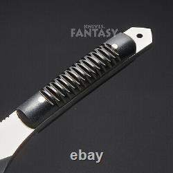 Custom Handmade D2 Steel Hunting Boot Fixed Blade Survival Hidden Dagger Knife