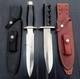 Custom Handmade D2 Steel Hunting Dagger Bowie Knife Set Micarta Handle & Sheath