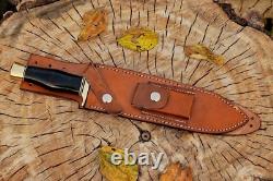 Custom Handmade D2 Steel Hunting Dagger & Bowie Knife Set Micarta Handle+sheath