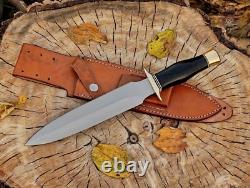 Custom Handmade D2 Steel Hunting Dagger & Bowie Knife Set Micarta Handle+sheath