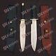 Custom Handmade D2 Steel Hunting Dagger & Bowie Knife+micarta Handle+sheath