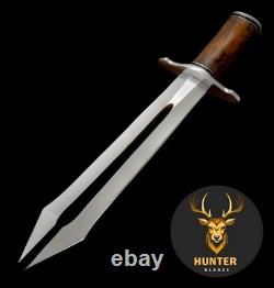 Custom Handmade D2 Steel Tactical, Survival, Fantasy Art Dagger, Hunting Knife