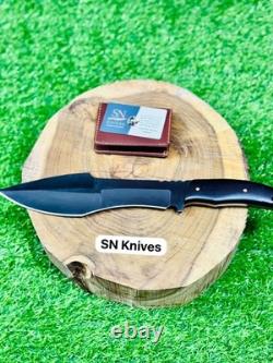 Custom Handmade D2 Tool Steel Hunting Bowie Dagger Style Knife With Sheath