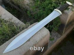 Custom Handmade D2 Tool Steel Hunting Combat Roman Dagger Sword