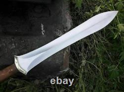 Custom Handmade D2 Tool Steel Hunting Combat Roman Dagger Sword