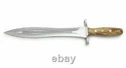 Custom Handmade D2 Tool Steel Hunting Dagger Knife Dagger Knife Wooden Handle