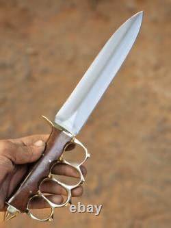 Custom Handmade D2 Tool Steel Hunting Dagger Knife Survival Combat Camping Knife