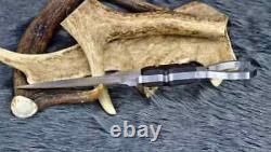 Custom Handmade D2 Tool Steel Hunting Dagger Knife Survival Knife With Sheath