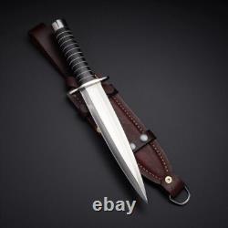 Custom Handmade D2-Tool Steel Hunting Dagger Survival Combat Knife camping Knife