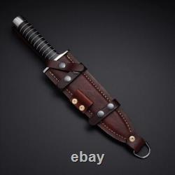 Custom Handmade D2-Tool Steel Hunting Dagger Survival Combat Knife camping Knife