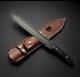 Custom Handmade D2 Tool Steel Hunting Dagger Sword With Micarta Handle+ Sheath