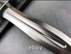 Custom Handmade D2 Tool Steel Hunting Survival Dagger Knife Combat Camping Knife