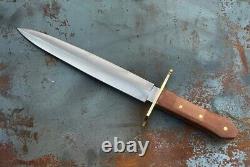 Custom Handmade D2 Tool Steel Medieval Dagger Full Tang Dagger With Sheath