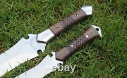 Custom Handmade D2 Tool Steel Roman Dagger Viking Survival Hunting Sword Combat