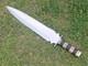 Custom Handmade Dagger Knife D2 Steel Hunting Bowie Knife Camping With Sheath