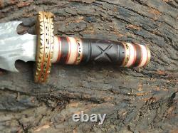 Custom Handmade Damascus Dagger Knife