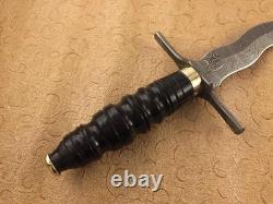 Custom Handmade Damascus Steel Blade Kris Dagger Knife Survival Camping Knife