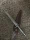 Custom Handmade Damascus Steel Bowie Dagger Hunting Knife With Leather Sheath
