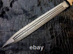 Custom Handmade Damascus Steel Medieval Viking Short Sword Dagger With Sheath