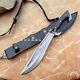 Custom Handmade Damascus Steel Sword Dagger Kukri Bowie Hunting Knife Machete