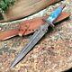 Custom Handmade Damascus Steel Sword Dagger Machete Bowie Hunting Knife Kukri