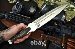 Custom Handmade High D2-tool Steel Hunting Dagger Knife With Micarta Handle