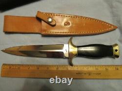 Custom Handmade Knife. Ray Beers Dagger c. 1980s. Unused. Excellent++