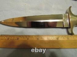 Custom Handmade Knife. Ray Beers Dagger c. 1980s. Unused. Excellent++